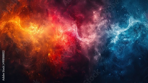 Abstract Textured Panoramic Background for Wallpaper and Design