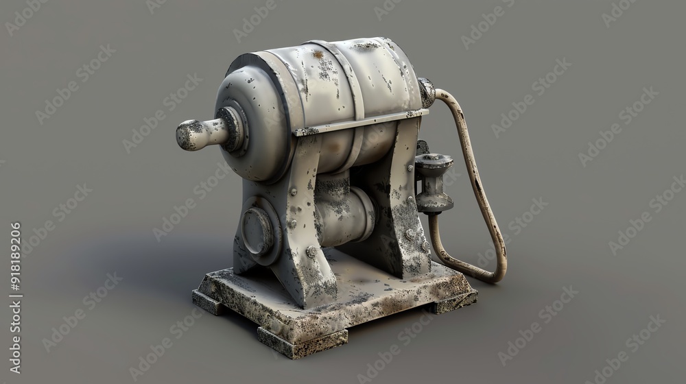 3D render of a small industrial mixer 3D render of a small industrial mixer