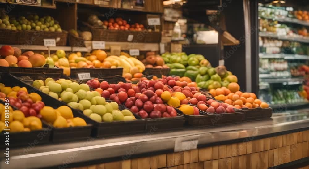 Warmth and hospitality at the city fruit shop that provide a selection of fresh quality fruits Seamless looping time lapse video animation background 4k animation Warmth and hospitality at the city fruit shop that provide a selection of fresh quality fruits Seamless looping time lapse video animation background 4k animation