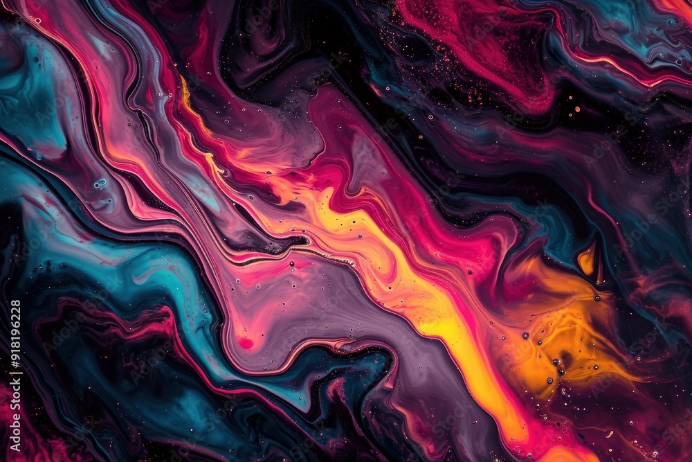 Obraz premium Multi-layered Abstract background. Speed color light. Generate Ai