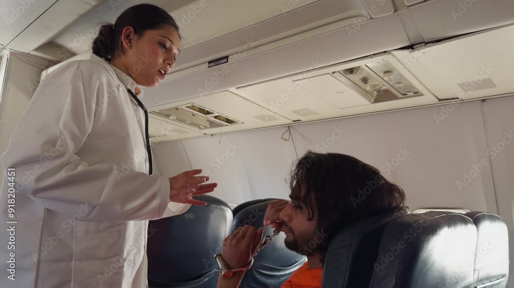 Criminal Health Checkup During Flight