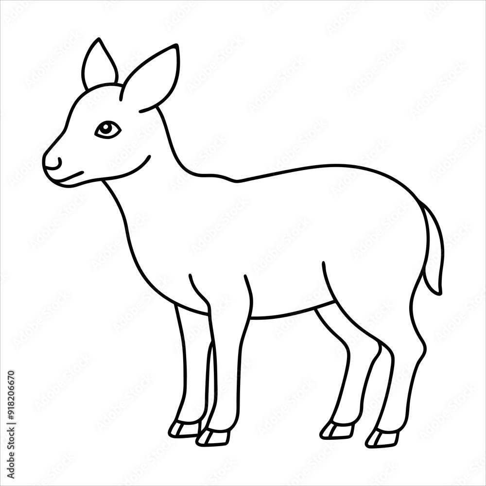 Fototapeta premium Line Art Vector Illustration Blending Precision and Creativity in Design