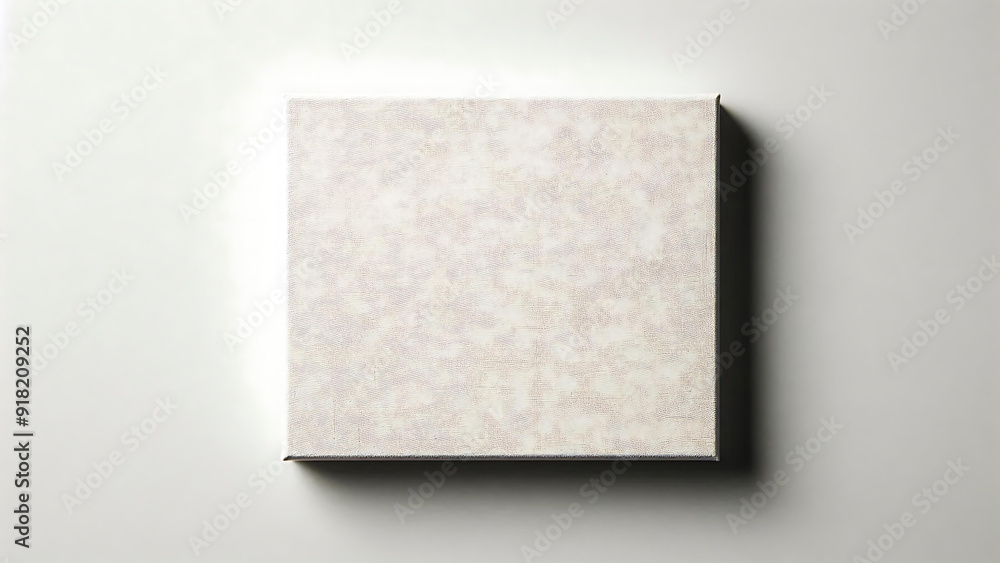Minimalist Rectangular Object with Shadow on Plain Background Minimalist Rectangular Object with Shadow on Plain Background