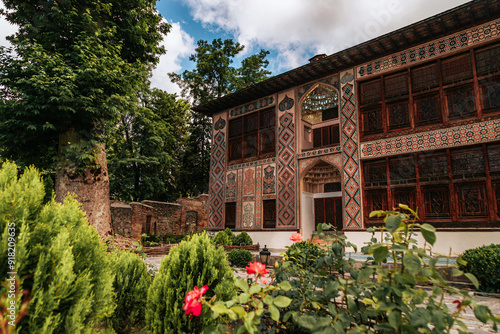 Ancient palaces in the city of Sheki, Azerbaijan
