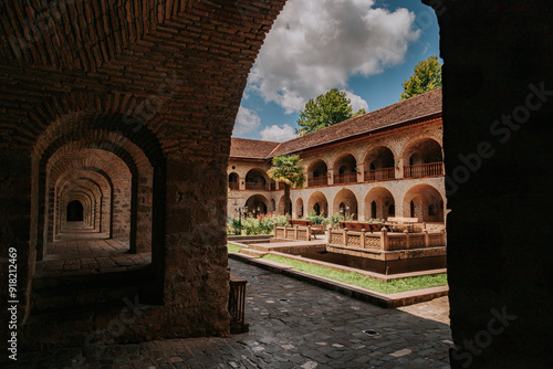 Ancient palaces in the city of Sheki, Azerbaijan