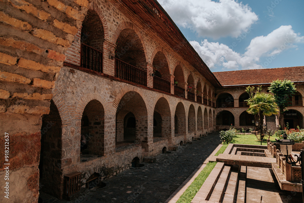 Obraz premium Ancient palaces in the city of Sheki, Azerbaijan