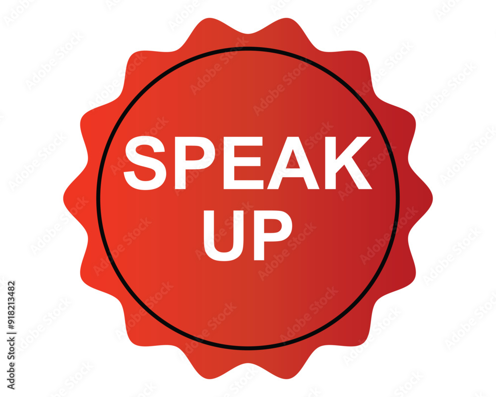 speak up button on white background. speak up button sign speak up button on white background. speak up button sign
