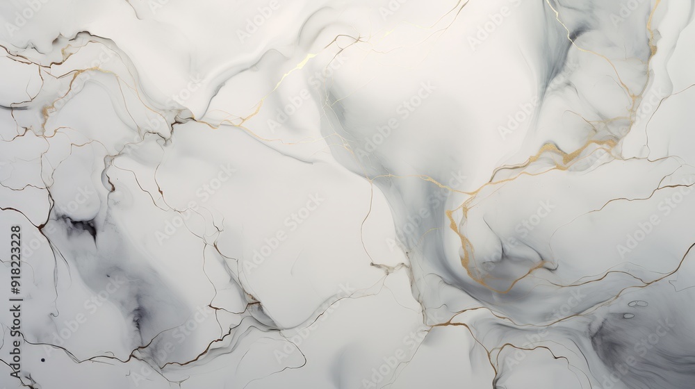 Fototapeta premium Abstract Marble Texture with Gold Veins