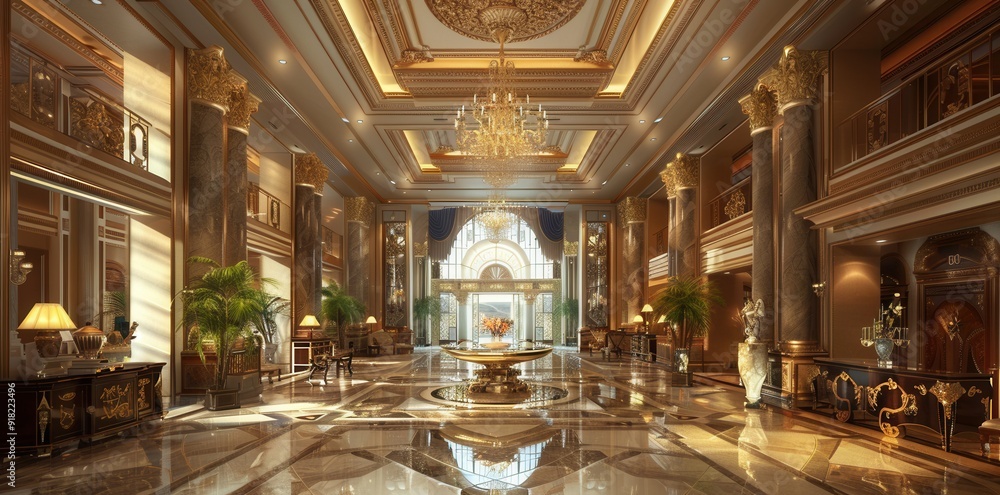 Obraz premium Modern Scandinavian-inspired interior design concept