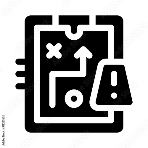 emergency glyph icon