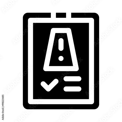 incident glyph icon