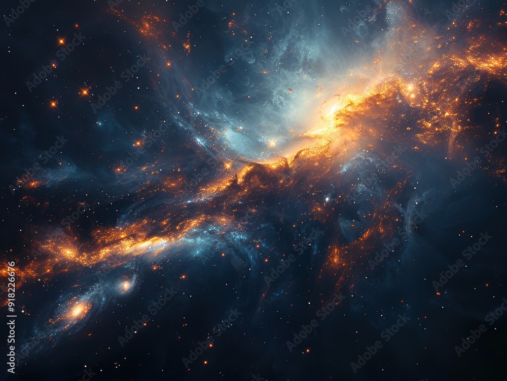 Cosmic space, nebula, stars, galaxy, dark background with bright accents. Cosmic space, nebula, stars, galaxy, dark background with bright accents.