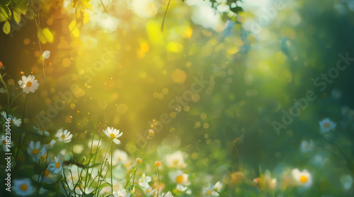 sunlight in the forest