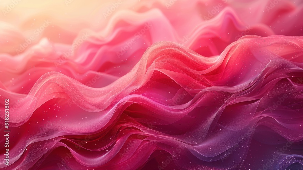Obraz premium fluent style simple pink gradient background.