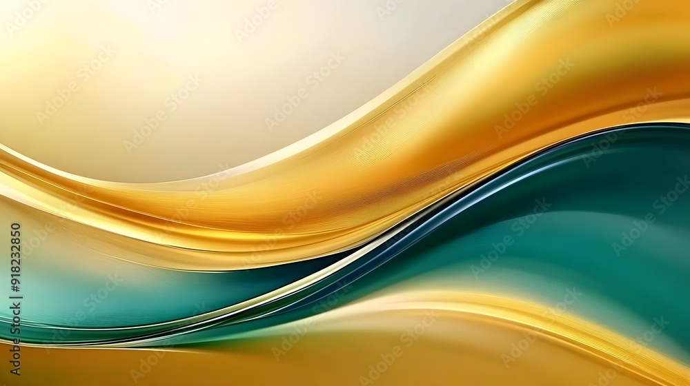Golden-Teal Abstract Background with Soft Edges and Blurred Details, Elegantly Flowing Curves and Harmonious Color Gradient, Capturing a Modern, Minimalist Aesthetic Golden-Teal Abstract Background with Soft Edges and Blurred Details, Elegantly Flowing Curves and Harmonious Color Gradient, Capturing a Modern, Minimalist Aesthetic