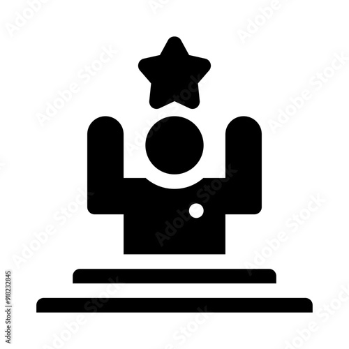 determination glyph icon