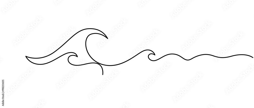 Continuous one line drawing of ocean sea wave outline vector art illustration, Continuous one line drawing of ocean sea wave outline vector art illustration, Pro vector
Continuous one line drawing of ocean sea wave outline vector art illustration, Continuous one line drawing of ocean sea wave outline vector art illustration, Pro vector