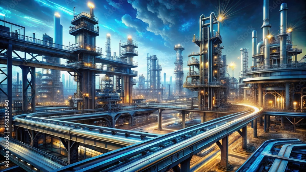 Futuristic engineering infrastructure with intricate technological complexity, futuristic, technology Futuristic engineering infrastructure with intricate technological complexity, futuristic, technology