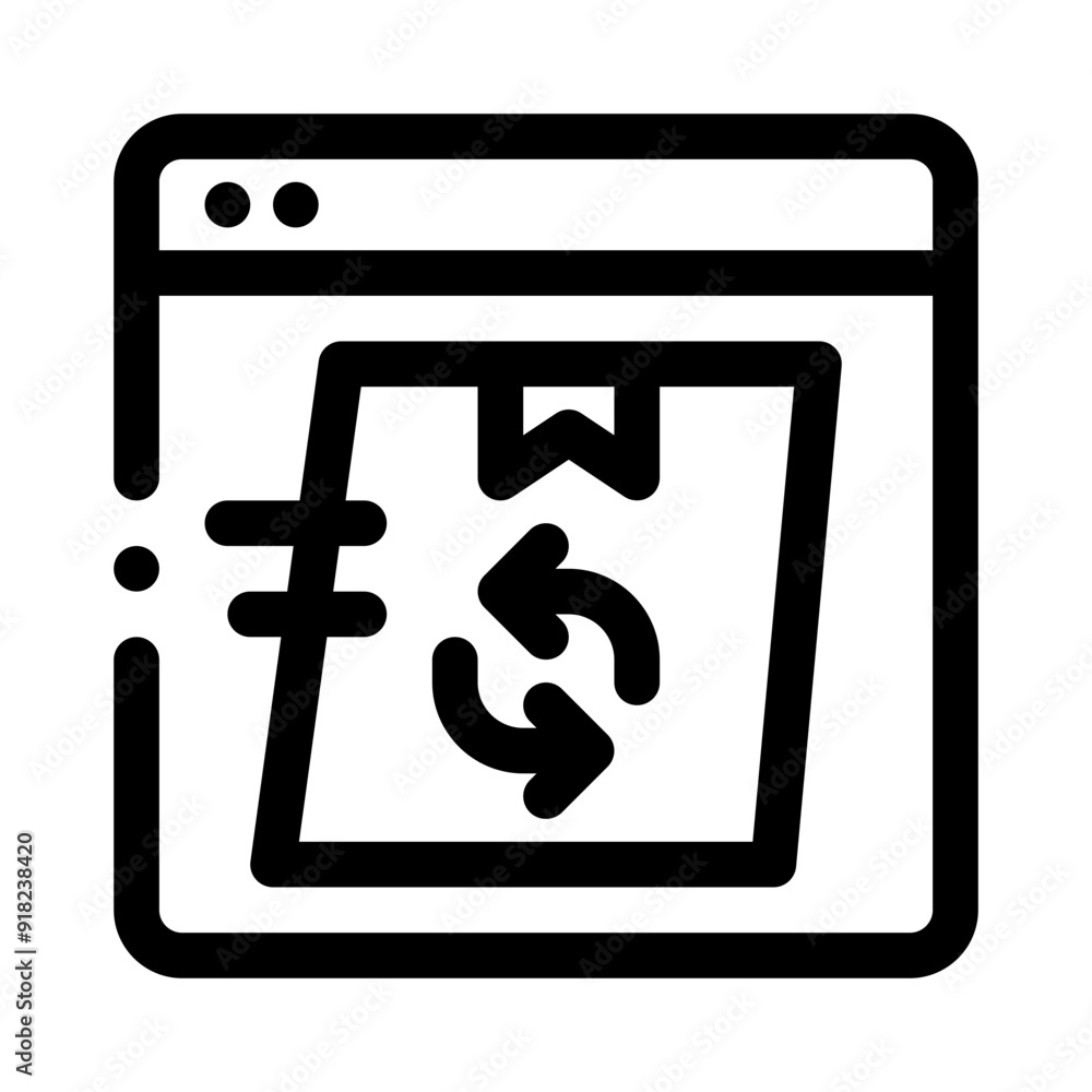 return line icon return line icon