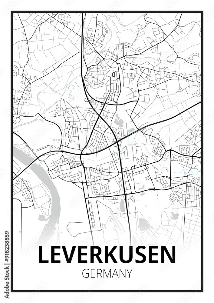 Naklejka premium Leverkusen, Allemagne