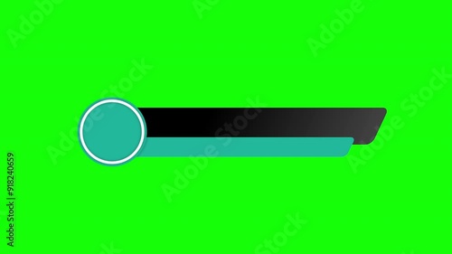 Modern Lower Third Animation on Green Screen