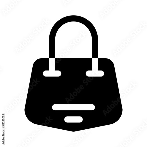 handbag glyph icon