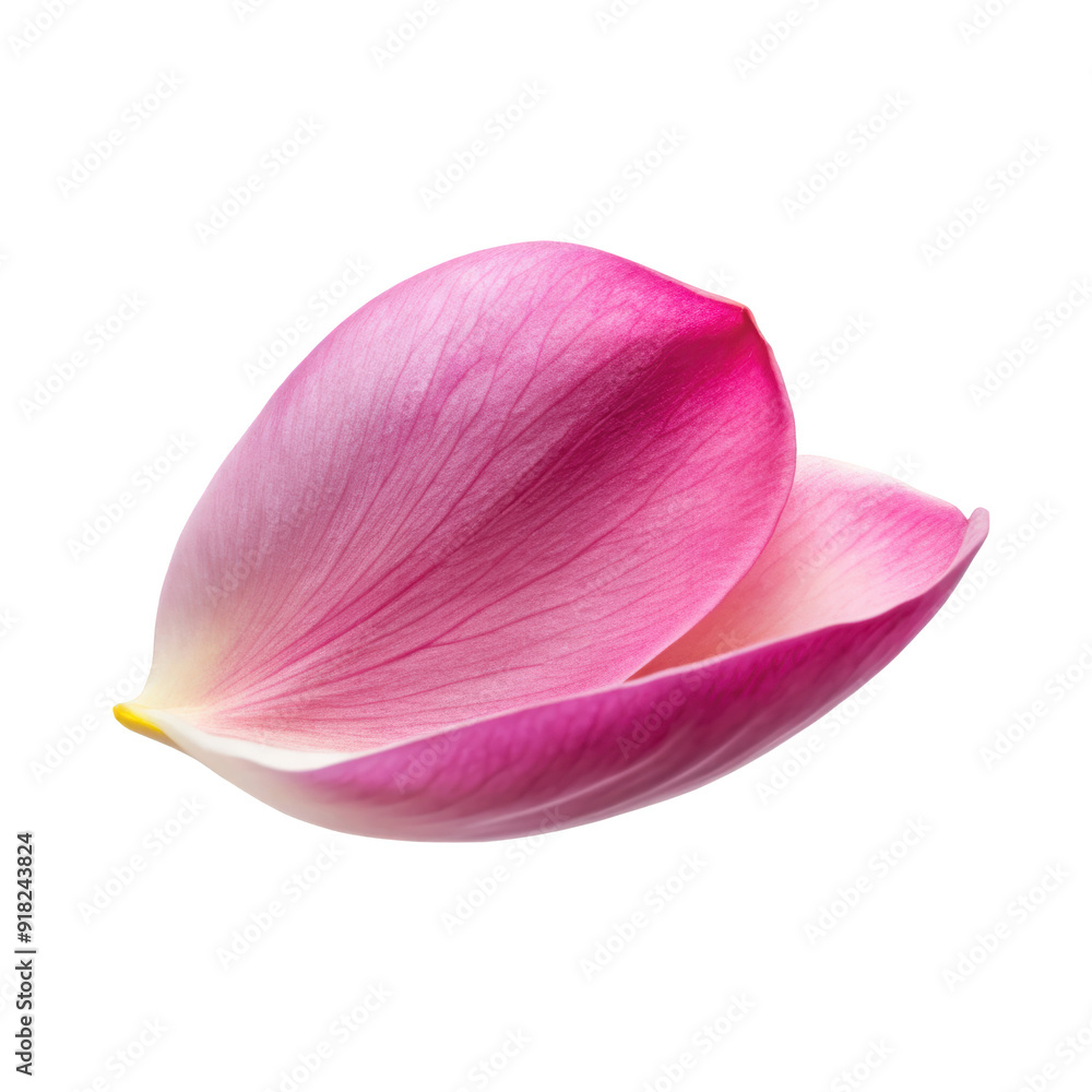 Pink flower petal with a detailed texture, showcasing vibrant color and natural beauty. The petal features subtle gradients of pink and white. Isolated on transparent background, png. Pink flower petal with a detailed texture, showcasing vibrant color and natural beauty. The petal features subtle gradients of pink and white. Isolated on transparent background, png.