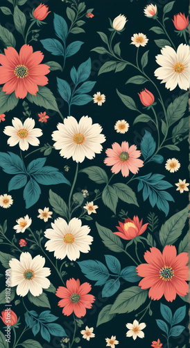 seamless floral background