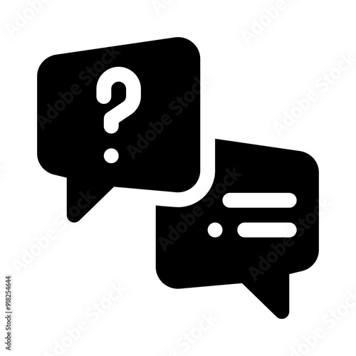 inquiry glyph icon