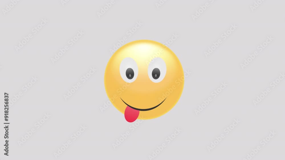 Tongue Out emoji animation Tongue Out emoji animation