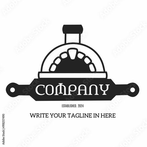 pizza company logo vector illustration Hot pizza company good for restaurant menu and cafe badge