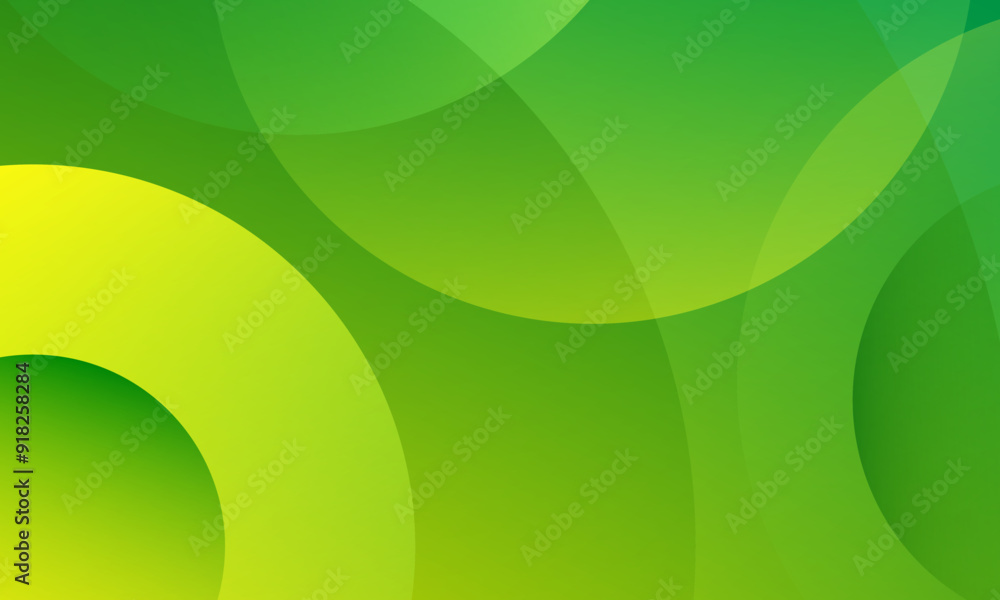 Fototapeta premium Abstract green background with waves. Eps10 vector