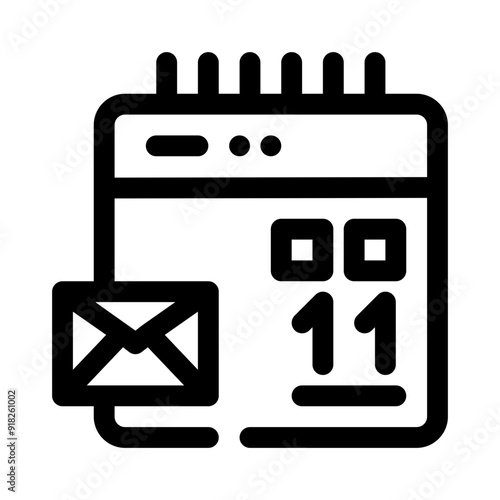 mail line icon
