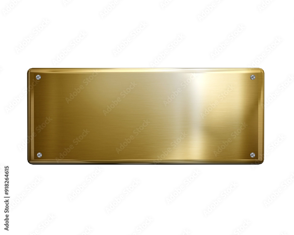Golden Frame and Golden Base name plate Golden Frame and Golden Base name plate