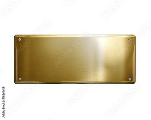 Golden Frame and Golden Base name plate
