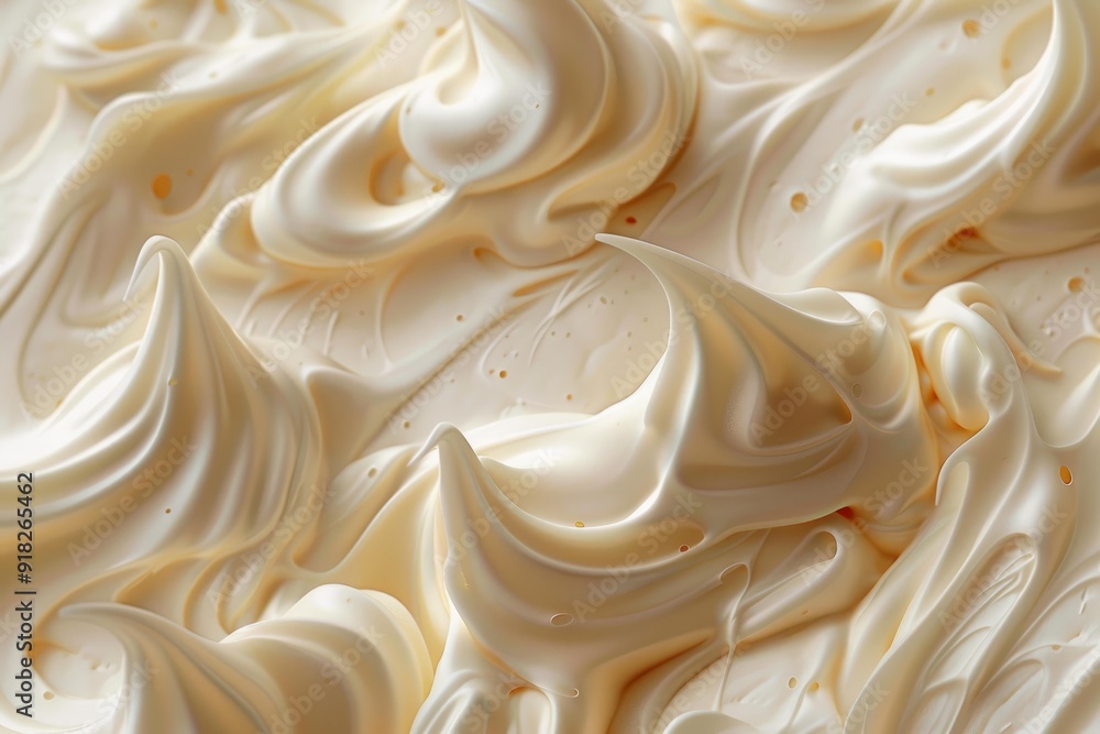 Creamy swirls texture background in soft beige tones with a smooth and luxurious wave pattern, perfect for gourmet bakery concept or food photography, creating a calming and indulgent atmosphere Creamy swirls texture background in soft beige tones with a smooth and luxurious wave pattern, perfect for gourmet bakery concept or food photography, creating a calming and indulgent atmosphere