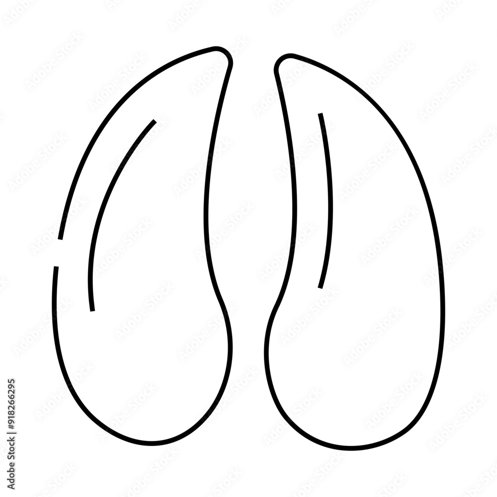sheep farm animal hoof print line icon vector. sheep farm animal hoof print sign. isolated contour symbol black illustration sheep farm animal hoof print line icon vector. sheep farm animal hoof print sign. isolated contour symbol black illustration
