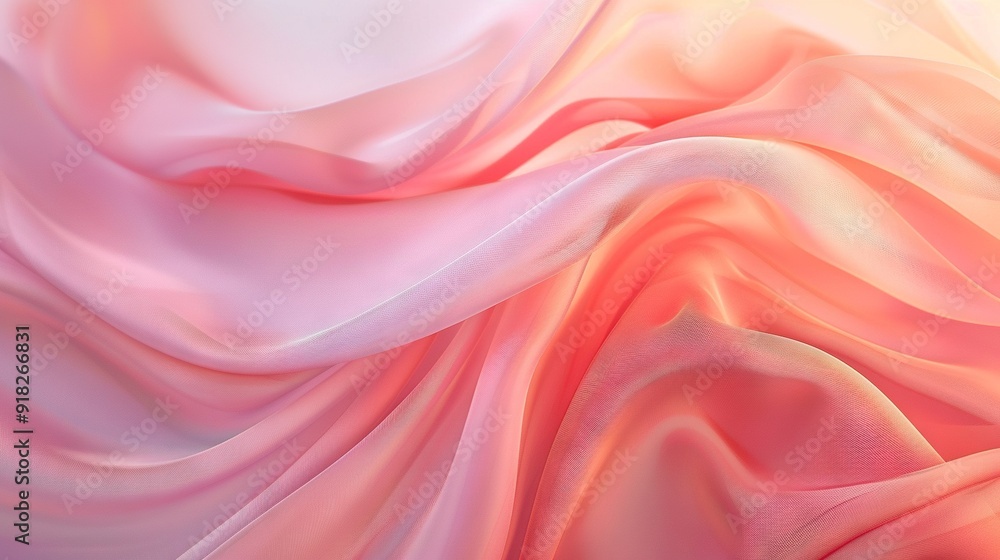 A close-up of pink fabric with sunlight in the background and a blurred fabric in the foreground A close-up of pink fabric with sunlight in the background and a blurred fabric in the foreground