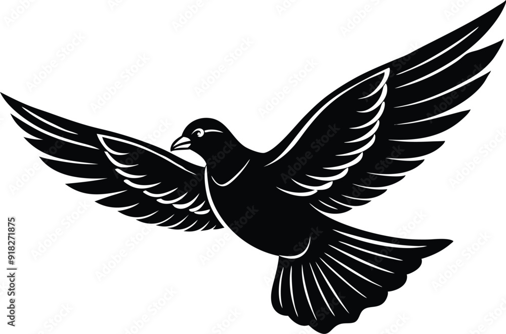 Obraz premium dove with wings