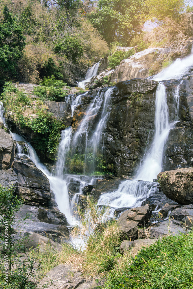 Mae Klang Waterfall in Doi Inthanon, Chiang Mai Province Thailand Mae Klang Waterfall in Doi Inthanon, Chiang Mai Province Thailand