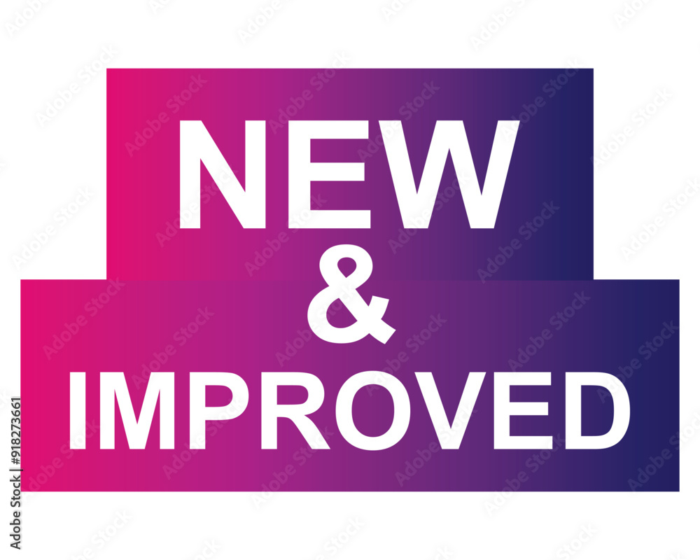 new & improved button on white background. new & improved button sign new & improved button on white background. new & improved button sign