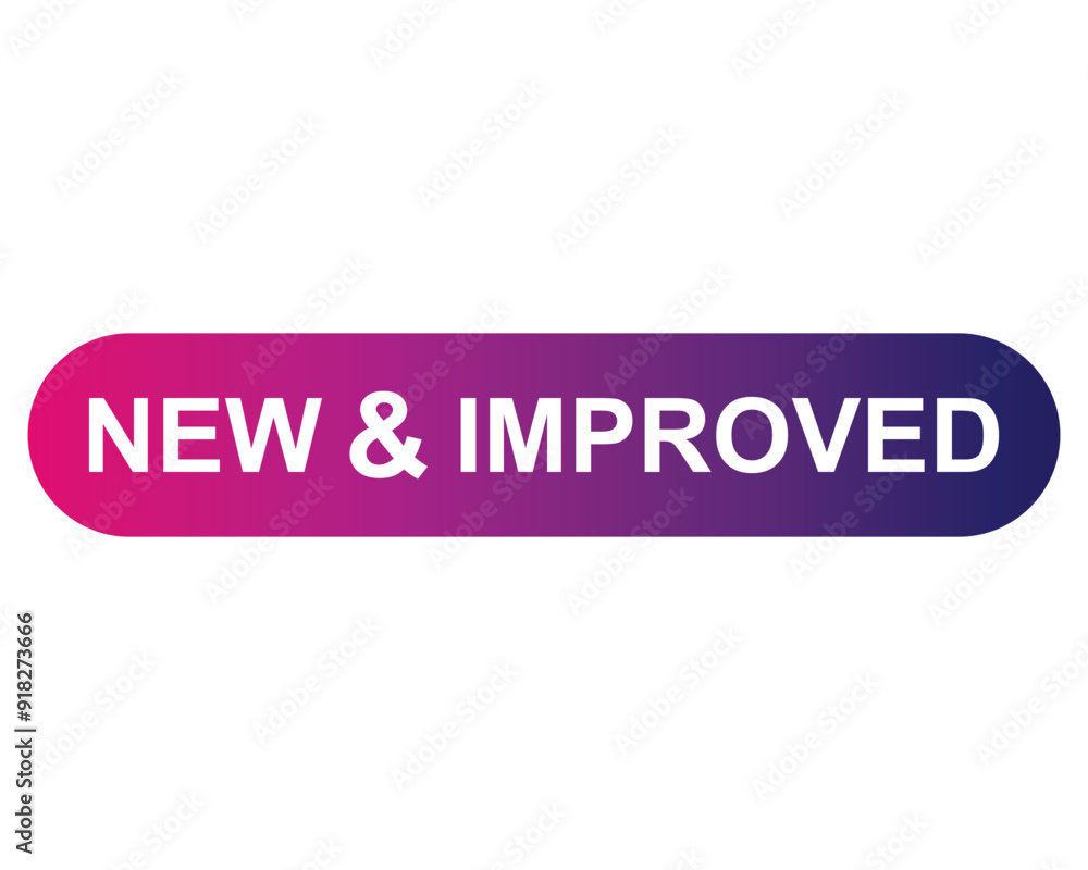 new & improved button on white background. new & improved button sign new & improved button on white background. new & improved button sign