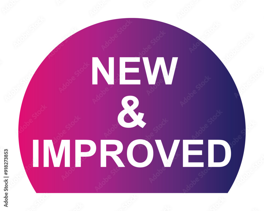 new & improved button on white background. new & improved button sign new & improved button on white background. new & improved button sign