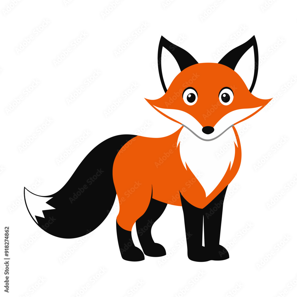 Obraz premium fox mascot illustration