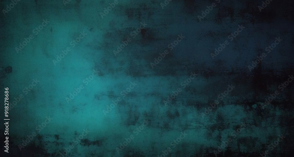 Obraz premium Teal, turquoise, mint linen background cloth or fabric texture. Canvas material surface with pattern for modern or vintage textile pattern.