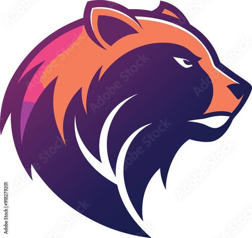lion head minimal logo vector with premium luxury look that shows power strenght and high end services. Ai generate 