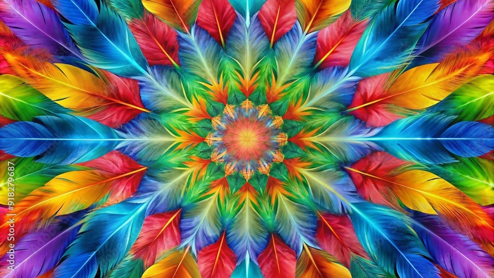 Symphony of Feathers: A Tapestry of Vibrant Hues Generative AI Symphony of Feathers: A Tapestry of Vibrant Hues Generative AI