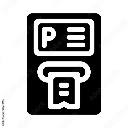meter glyph icon
