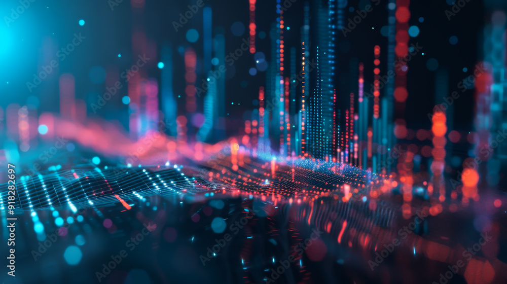 Close-up graph of financial investment and digital data trading. Bright virtual diagrams on a dark background. Growth or decline concept. Close-up graph of financial investment and digital data trading. Bright virtual diagrams on a dark background. Growth or decline concept.