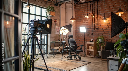 Professional setup for a Zoom job interview with good lighting and audio.